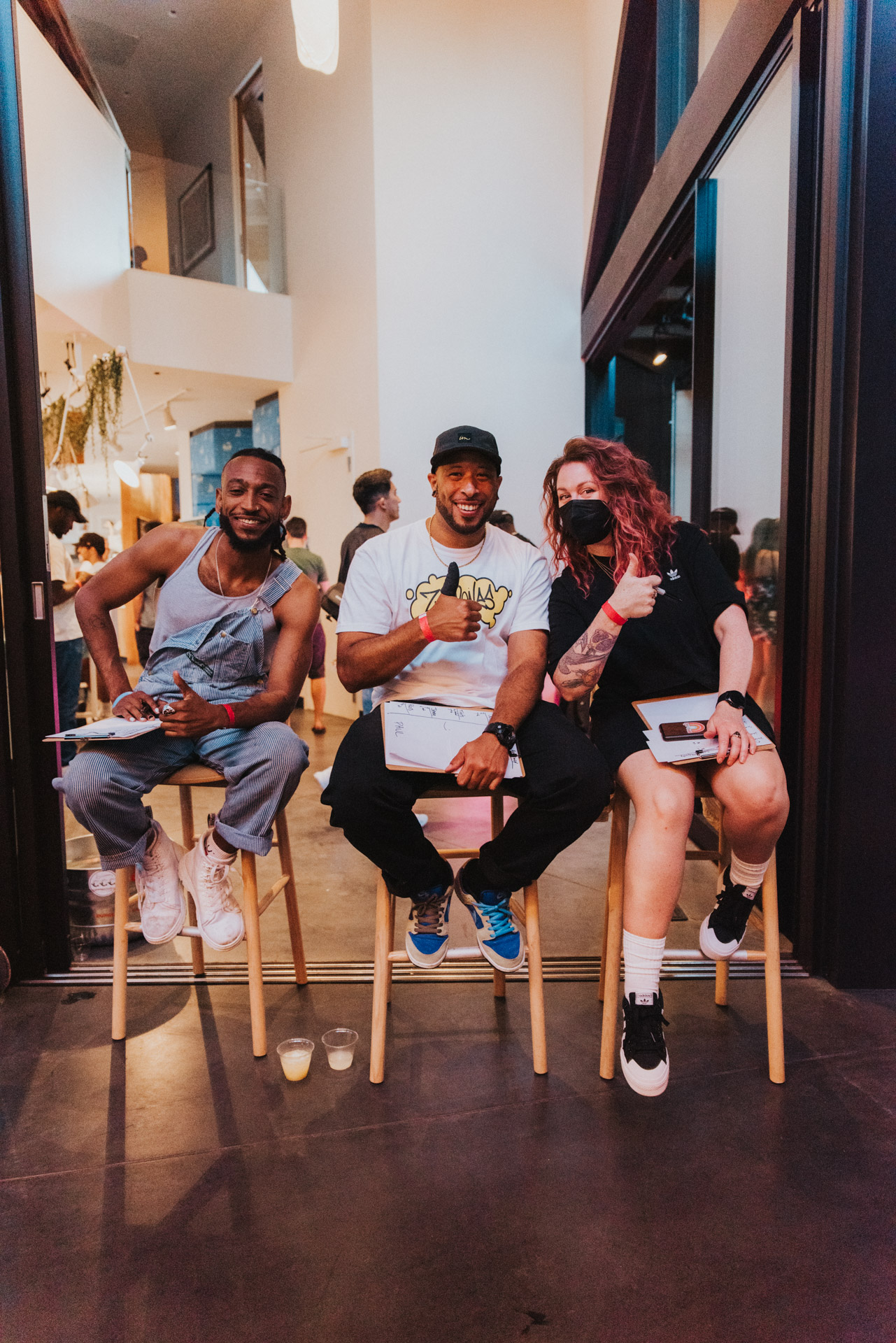 Crowd watching a design challenge at a past SneakerWeek Design Combine